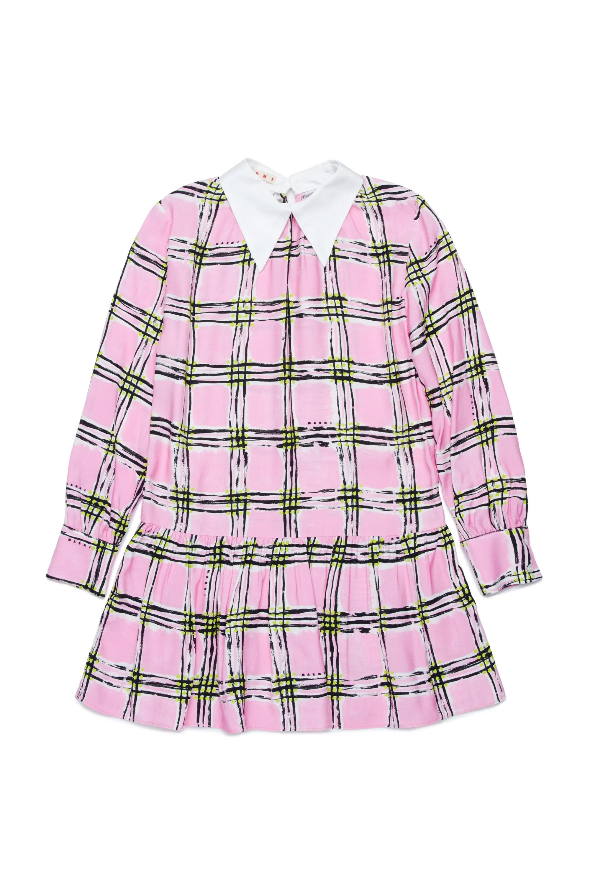All-over check-check dress