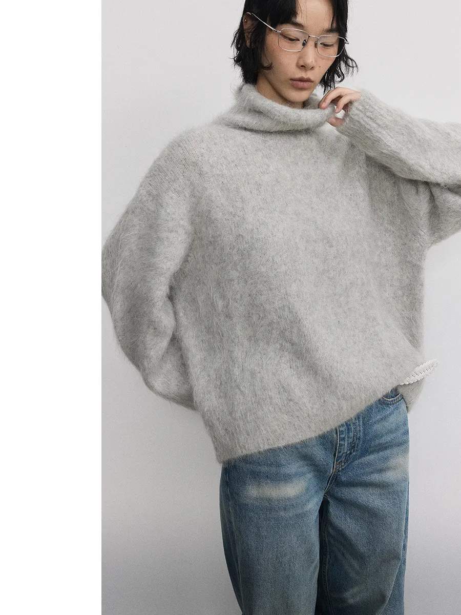 Alpaca Turtleneck Sweater