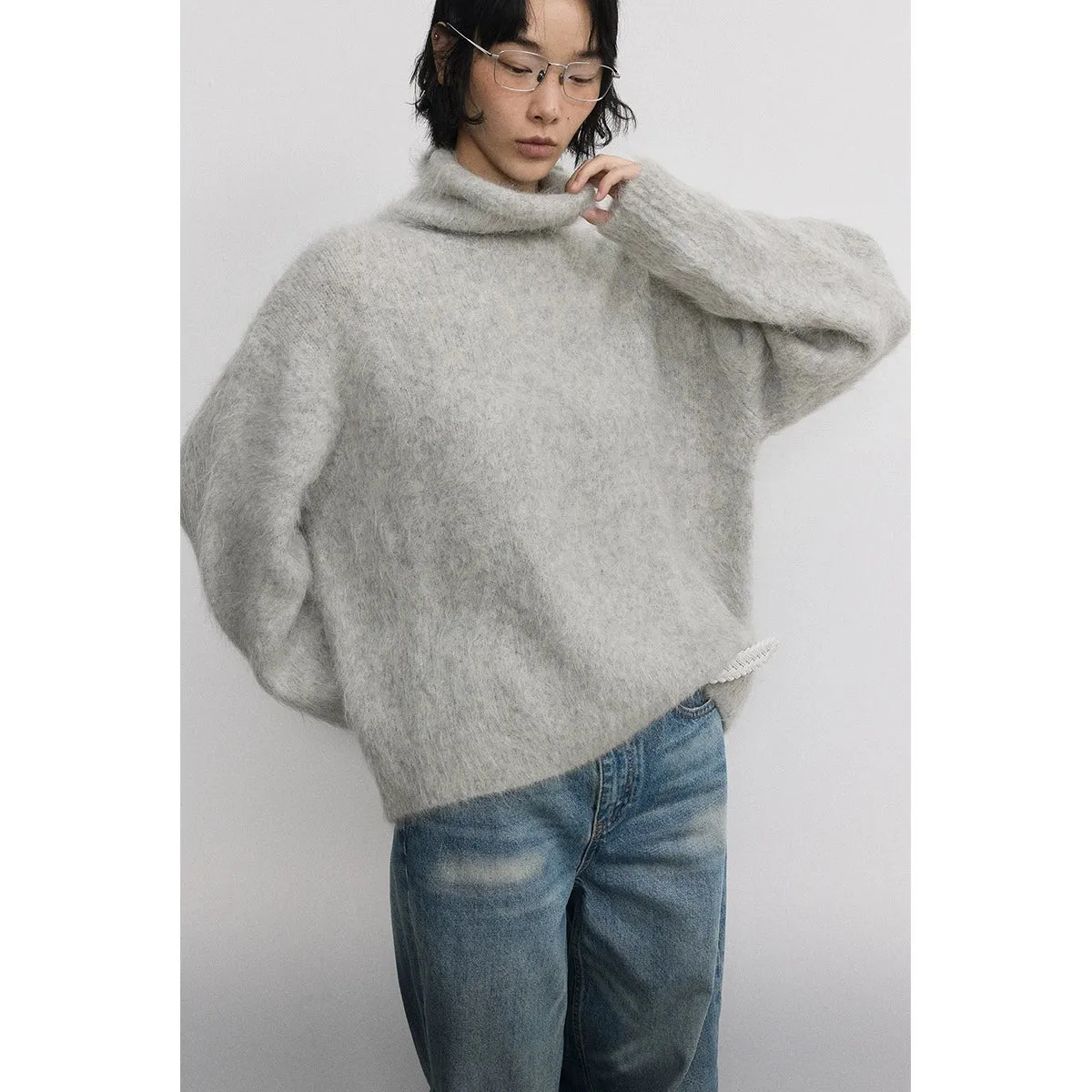 Alpaca Turtleneck Sweater