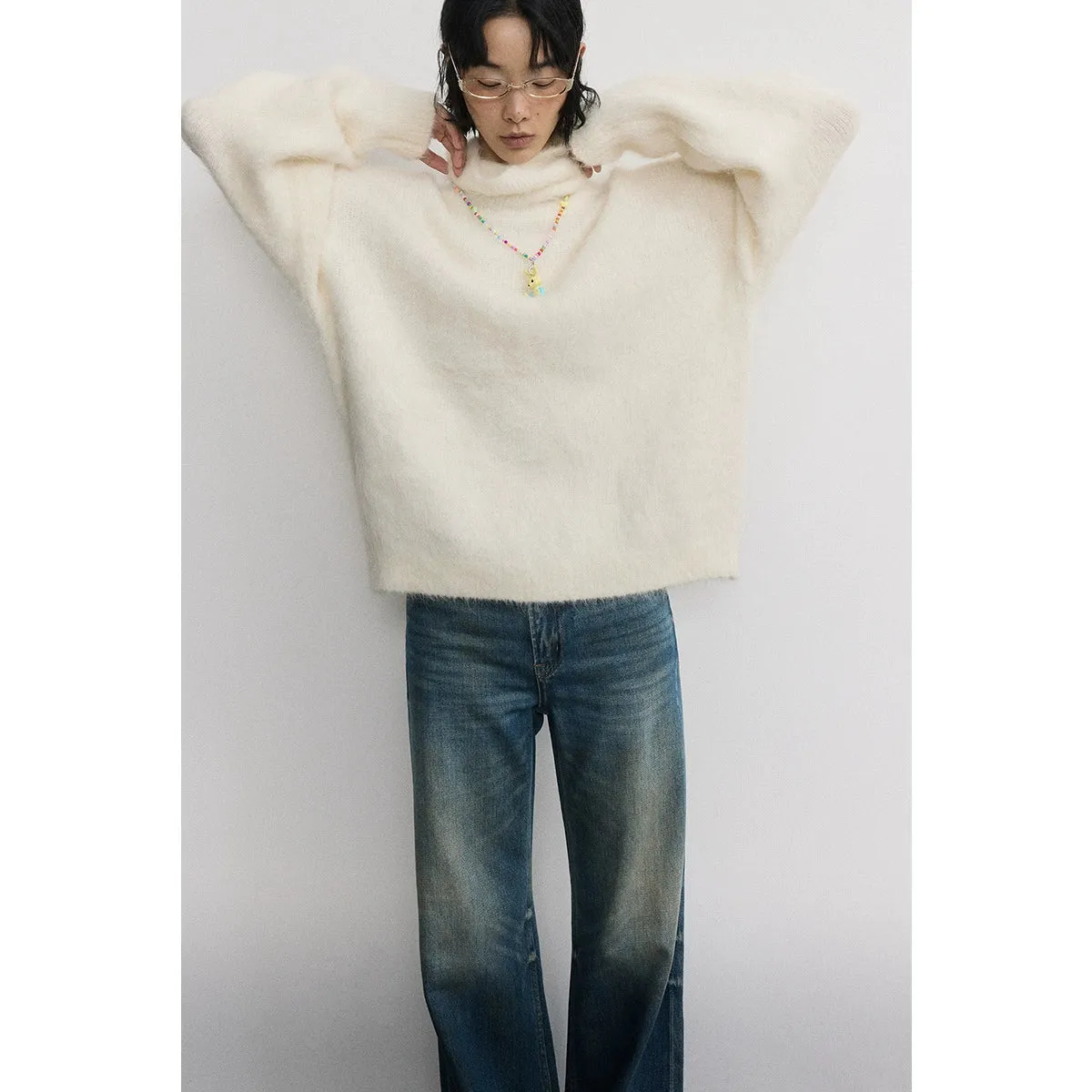 Alpaca Turtleneck Sweater