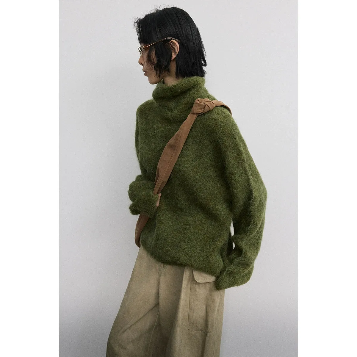 Alpaca Turtleneck Sweater