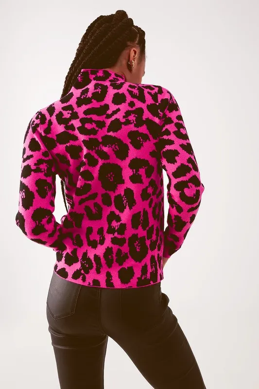 Animal Print Sweater