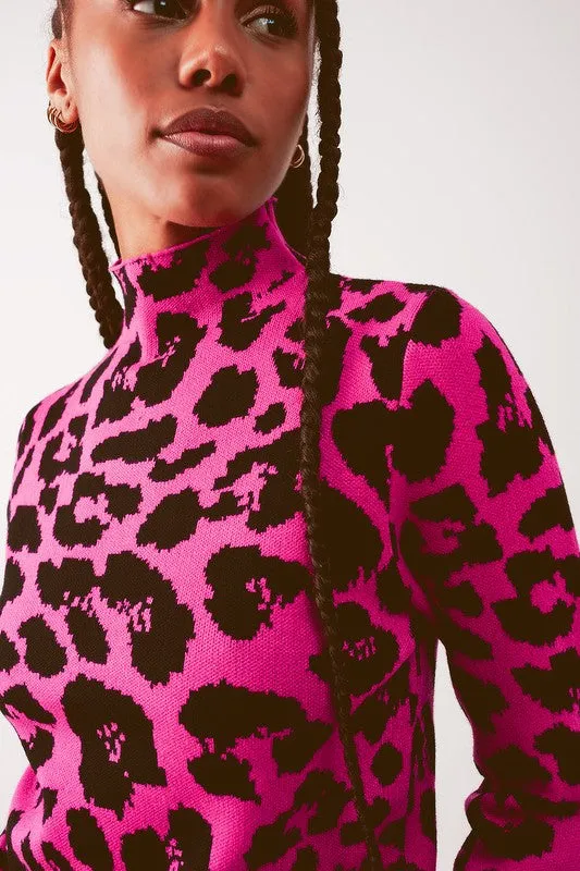 Animal Print Sweater