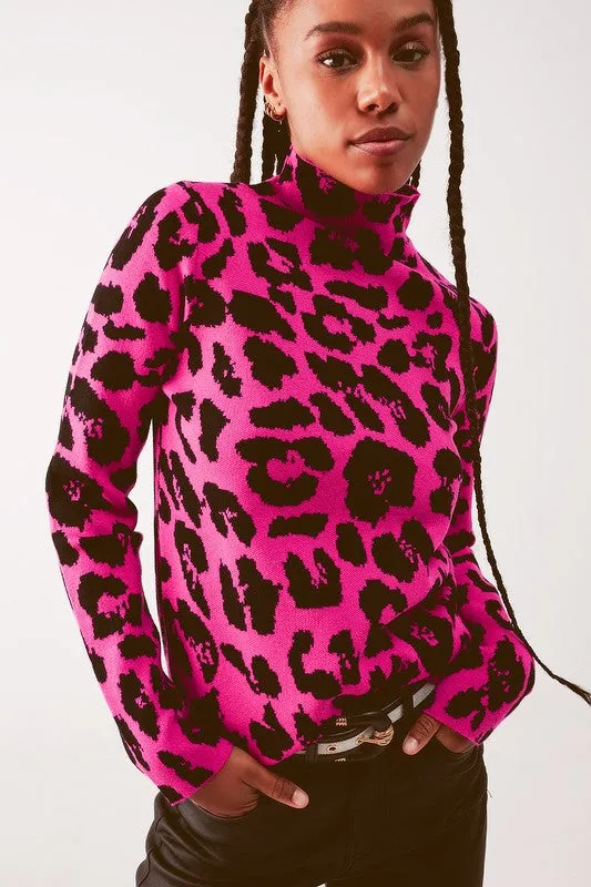Animal Print Sweater