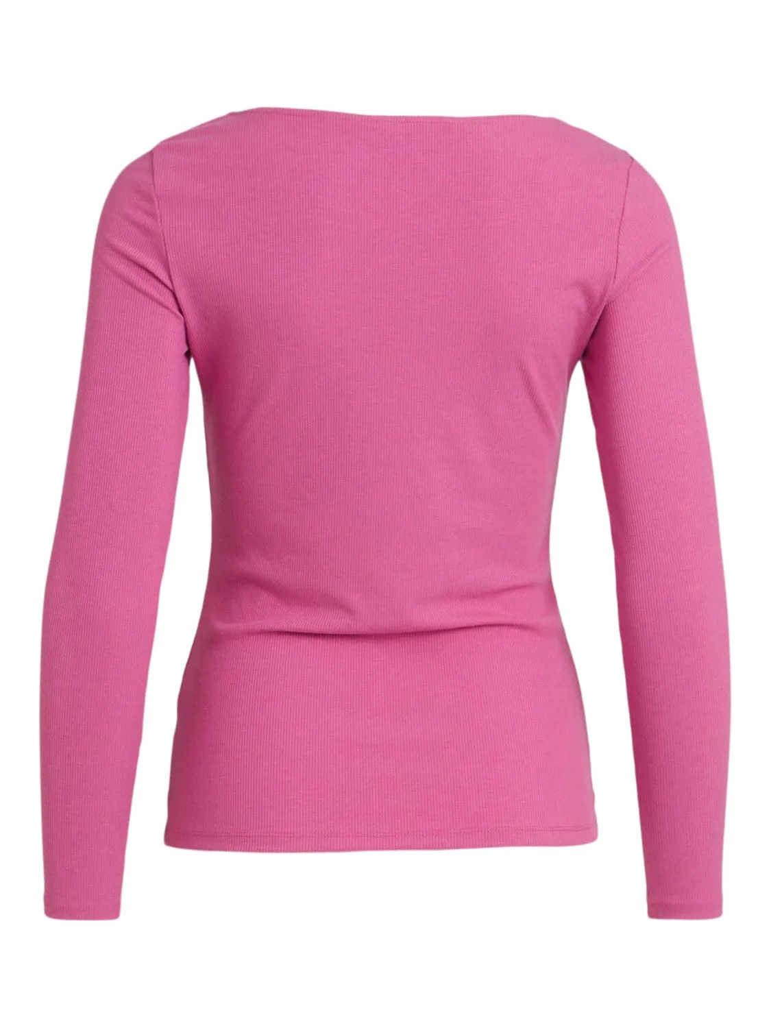 Ava Ribbed Top (Pink)