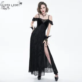 'Burn the Witch' Gothic Slip Dress