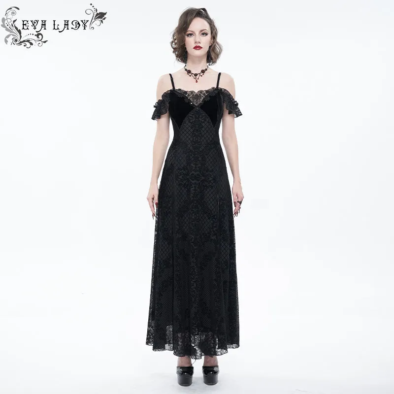 'Burn the Witch' Gothic Slip Dress