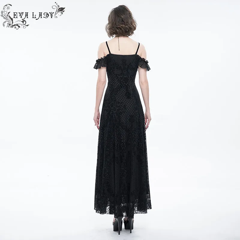 'Burn the Witch' Gothic Slip Dress
