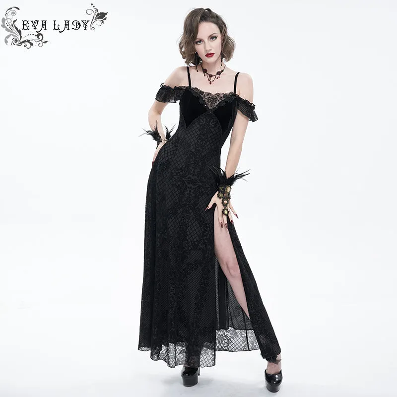 'Burn the Witch' Gothic Slip Dress