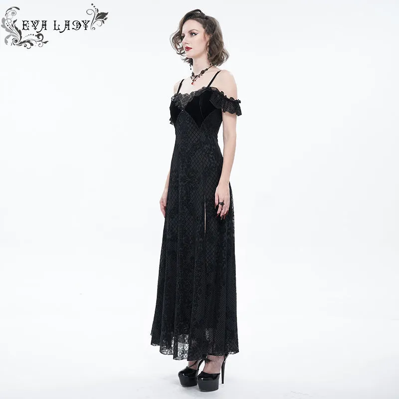 'Burn the Witch' Gothic Slip Dress