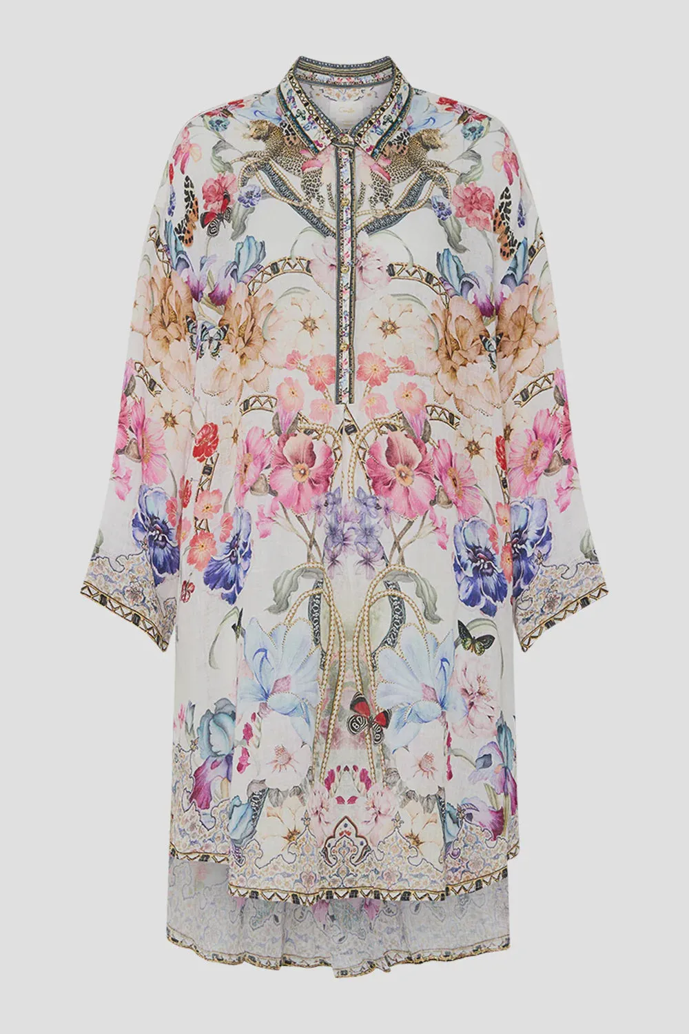 Camilla Monserrate Magic  Relaxed High Low Shirt Dress