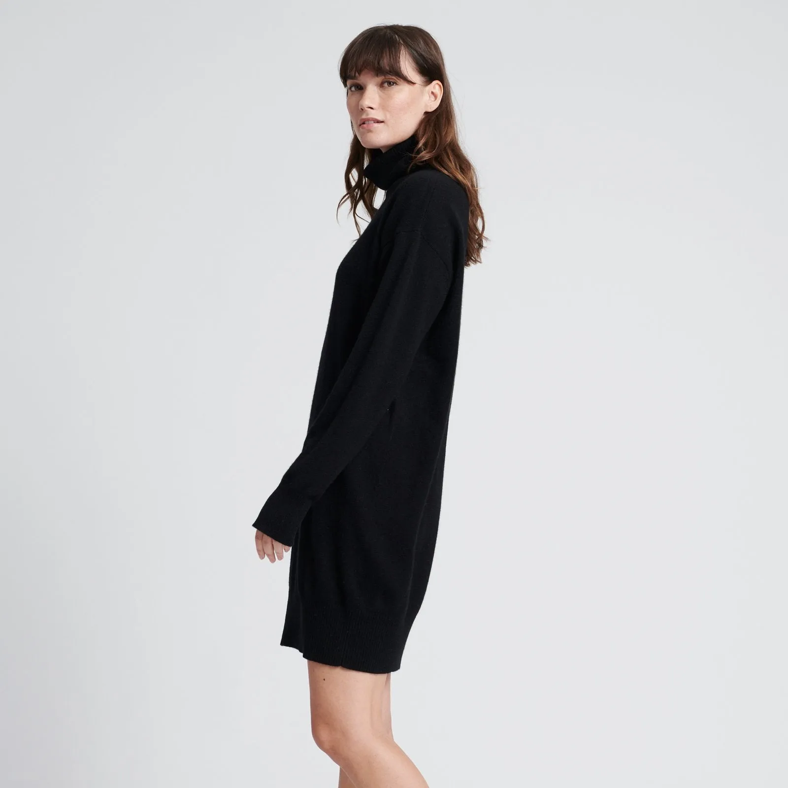 Cashmere Turtleneck Dress