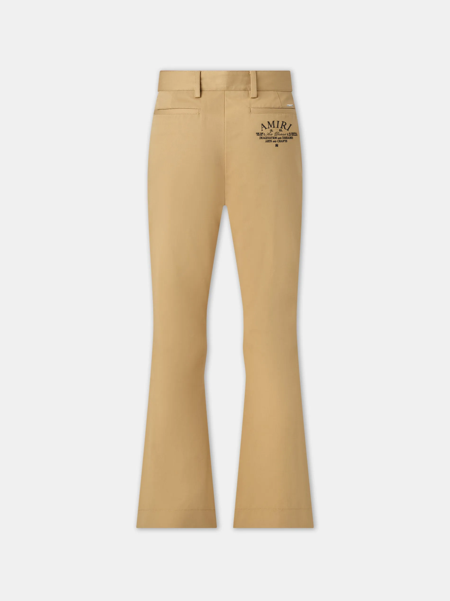 CHINO KICK FLARE - SEPIA TINT