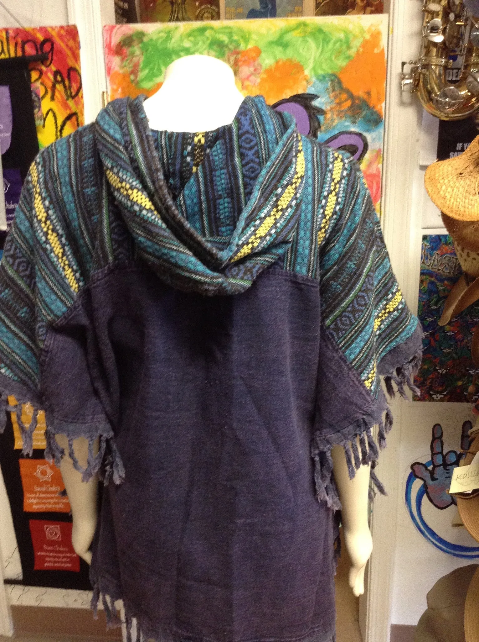Cotton Tribal Ponchos