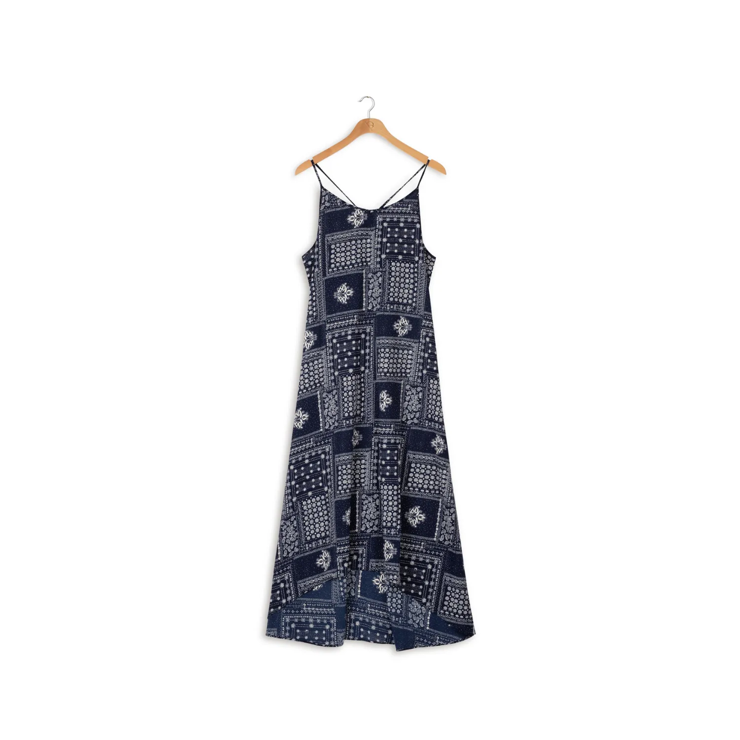 element hi low slip dress