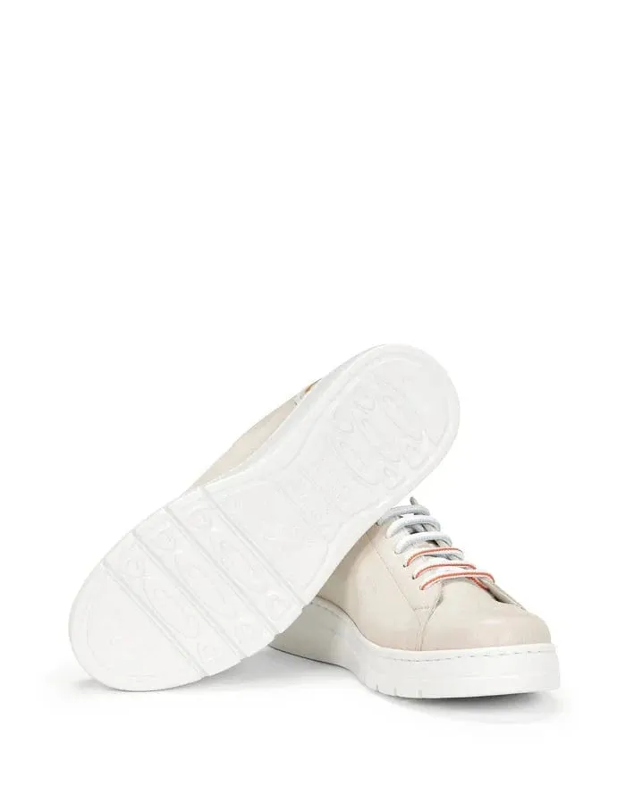 Fluchos Women's Pompas Sneakers- Raw Blanco