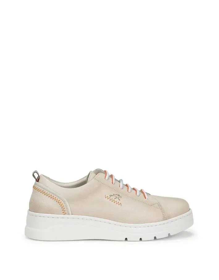 Fluchos Women's Pompas Sneakers- Raw Blanco