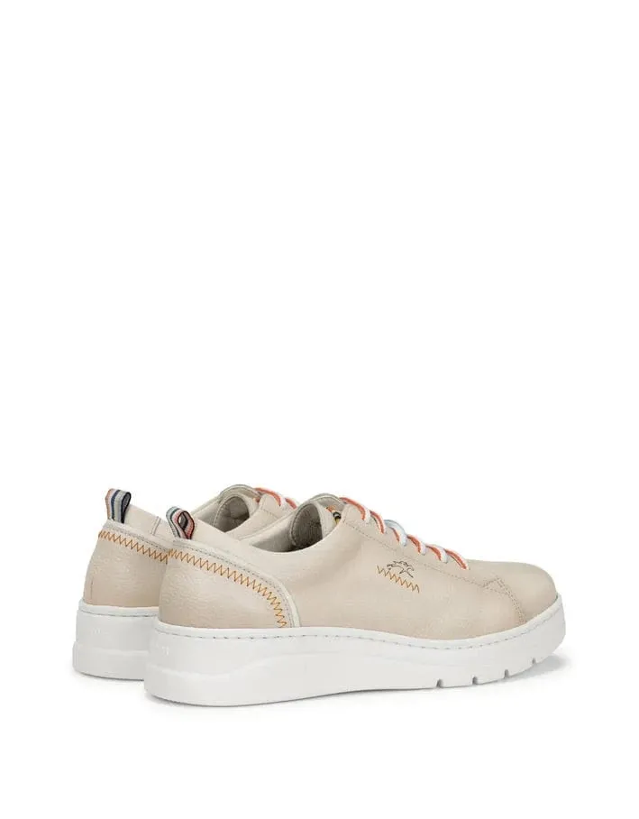 Fluchos Women's Pompas Sneakers- Raw Blanco