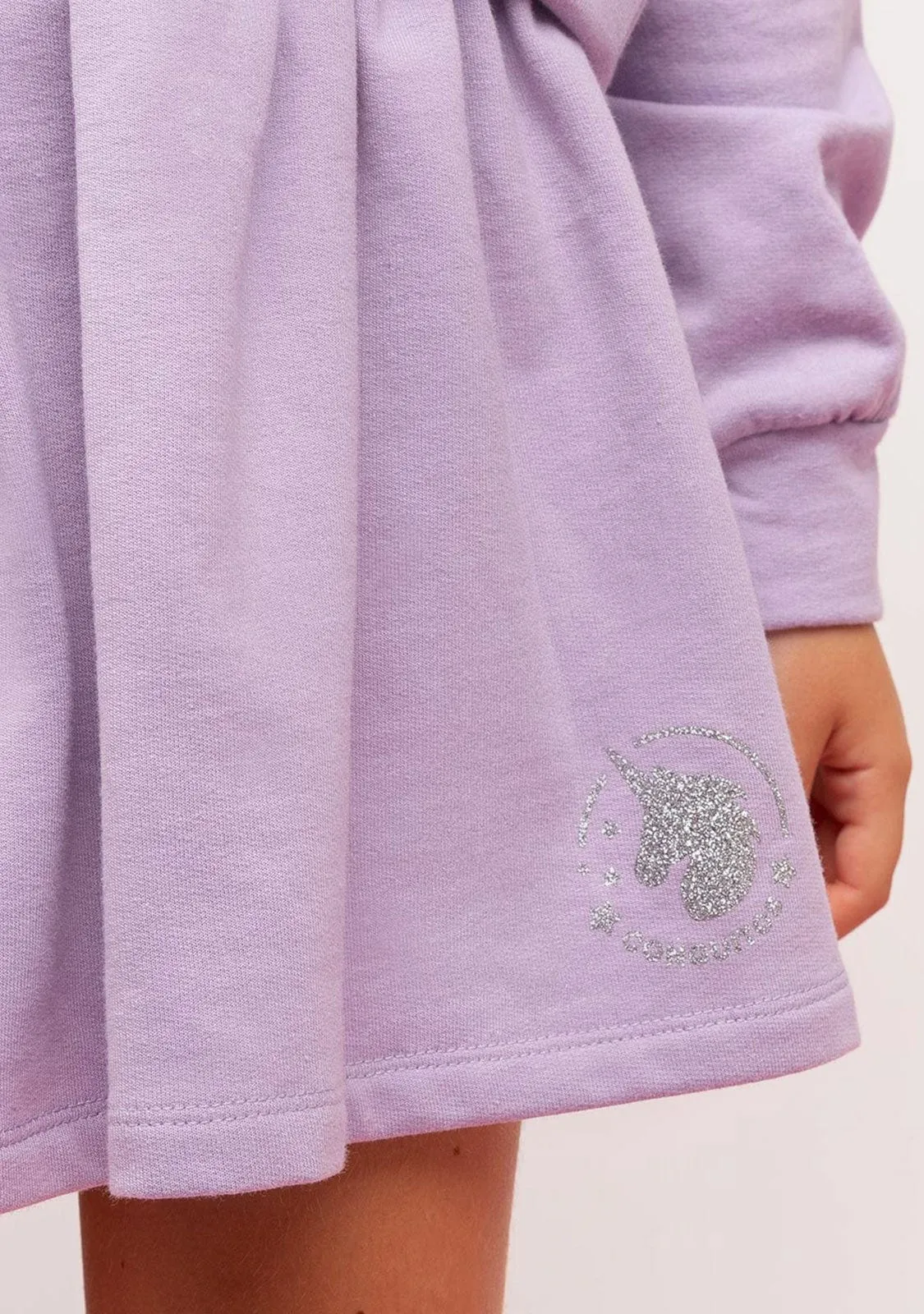 Girl's Mauve Unicorn Skirt