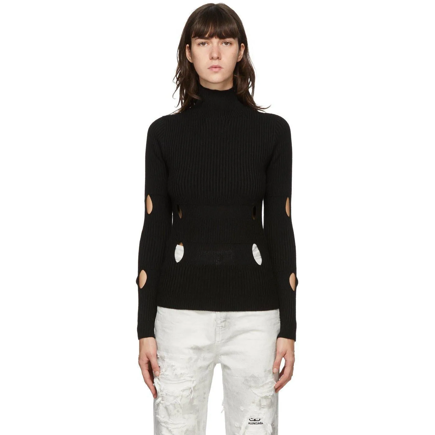 GmbH Black Wool Leif Turtleneck