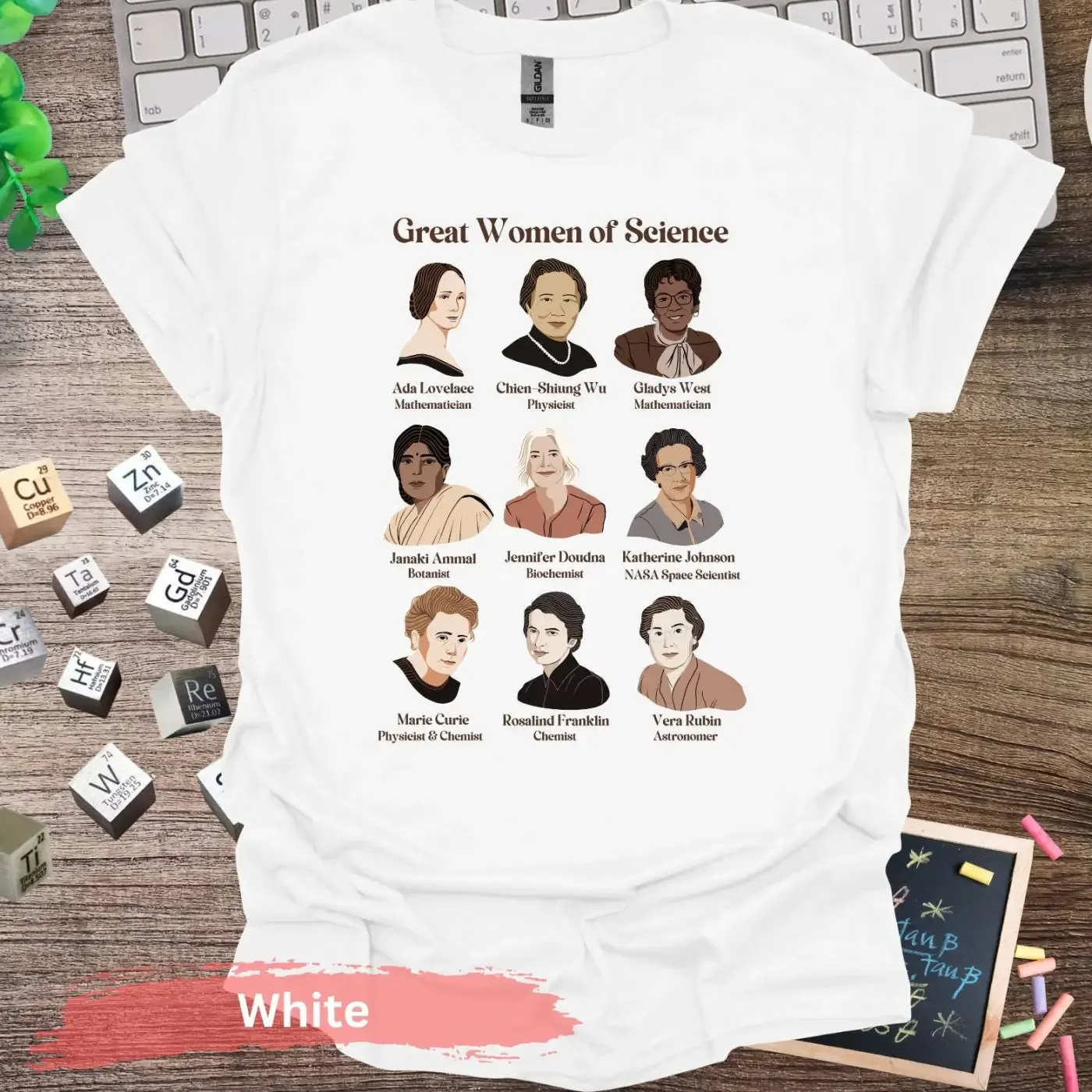 Great Women of Science T-shirt