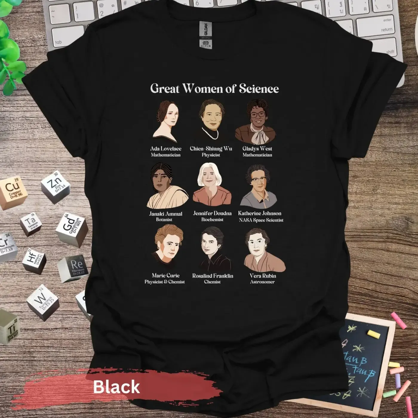 Great Women of Science T-shirt