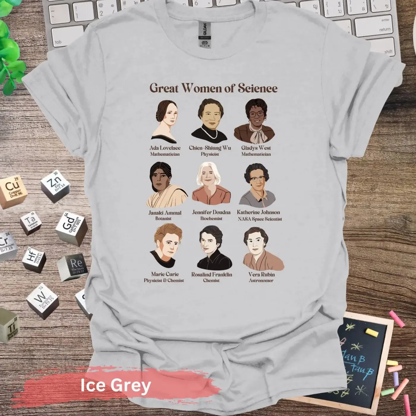 Great Women of Science T-shirt