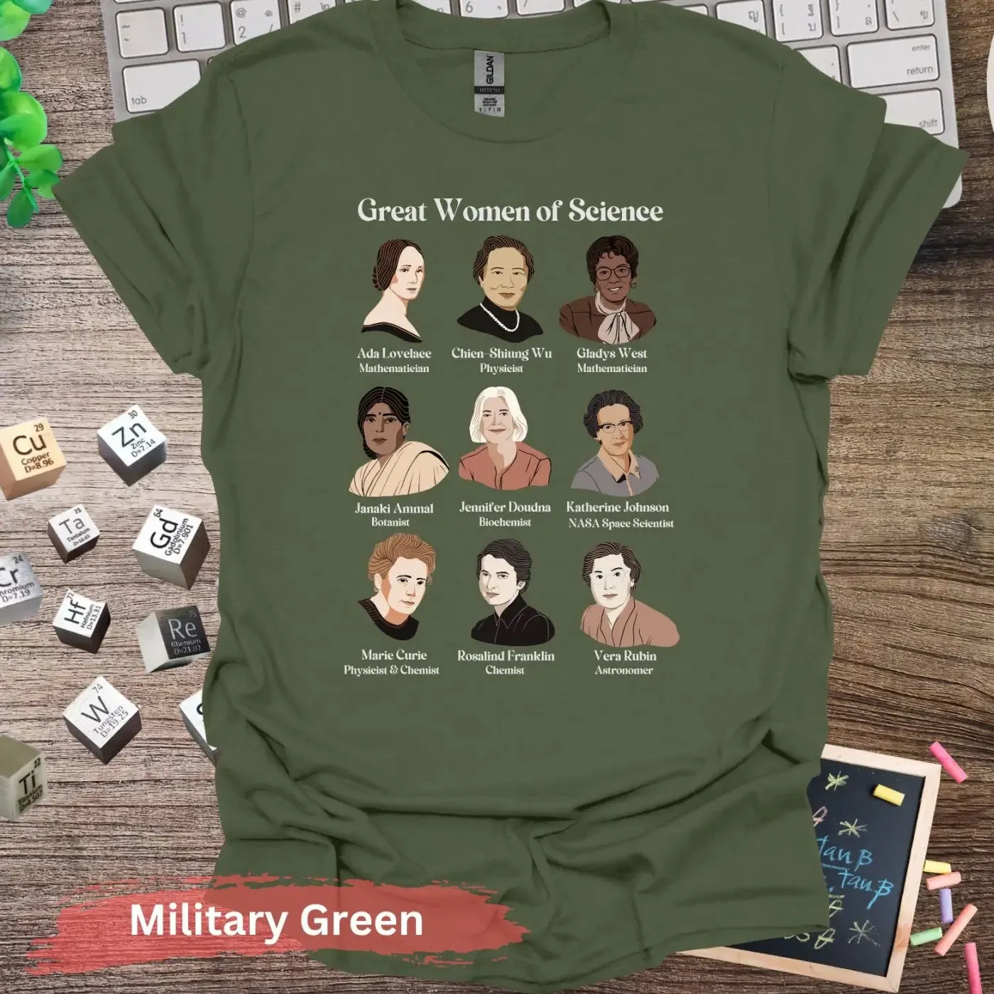 Great Women of Science T-shirt