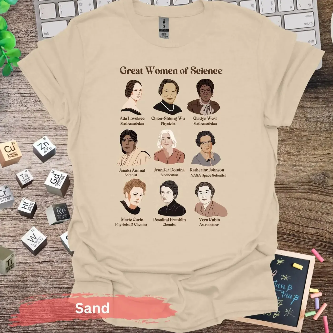 Great Women of Science T-shirt