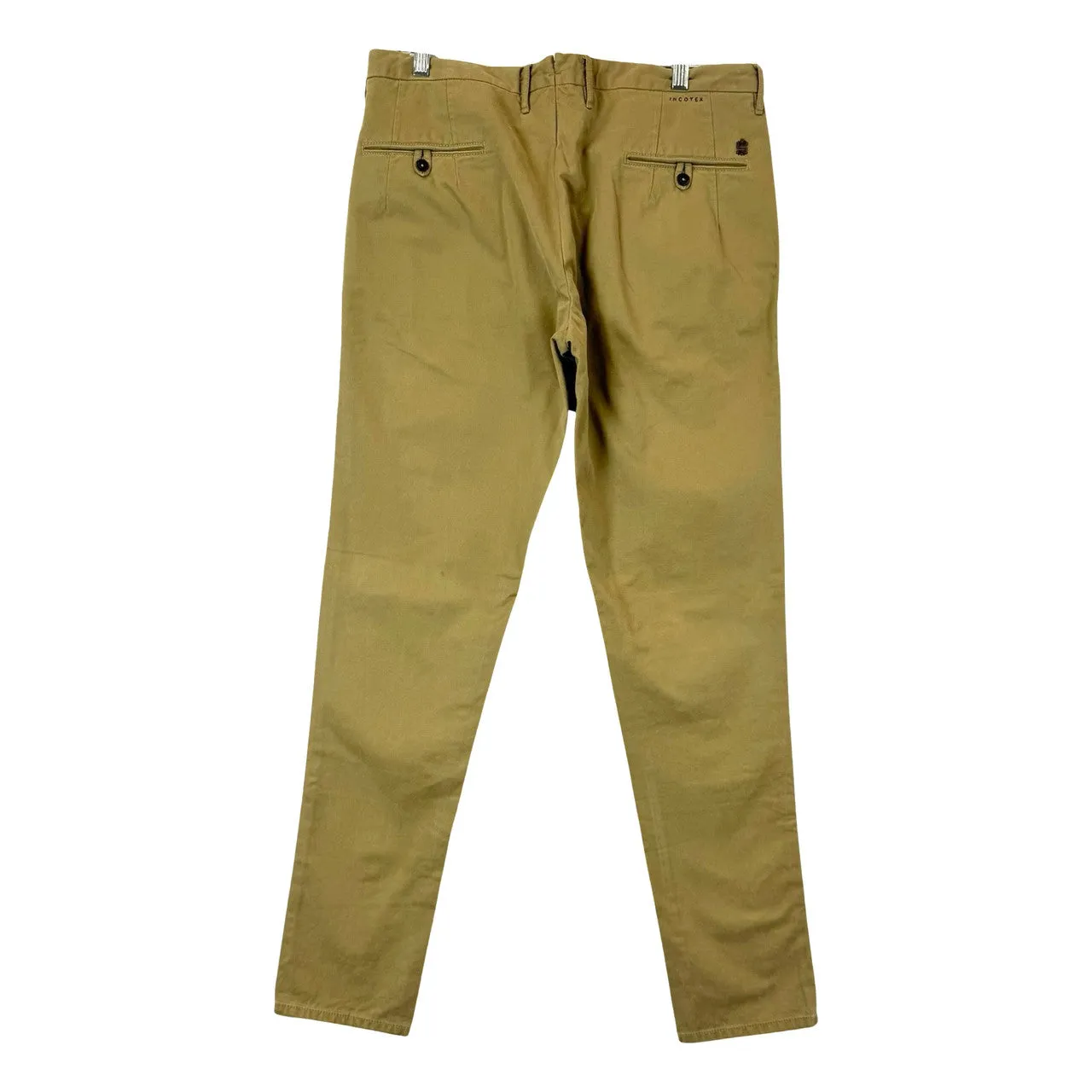 Incotex Slim Fit Pleat Front Khakis
