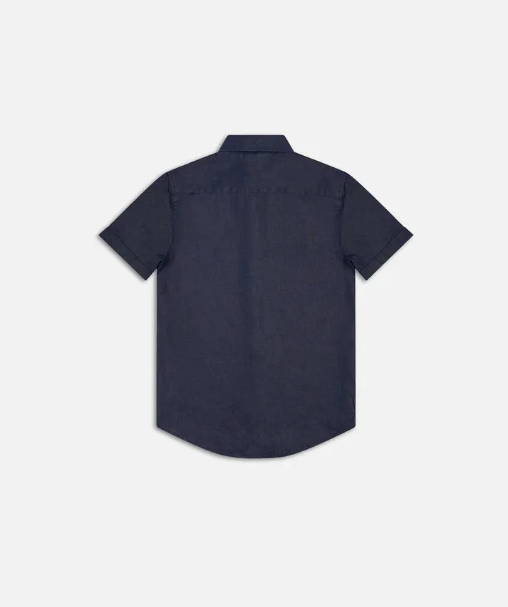 Indie Kids Tennyson SS Shirt (0-14) - Navy
