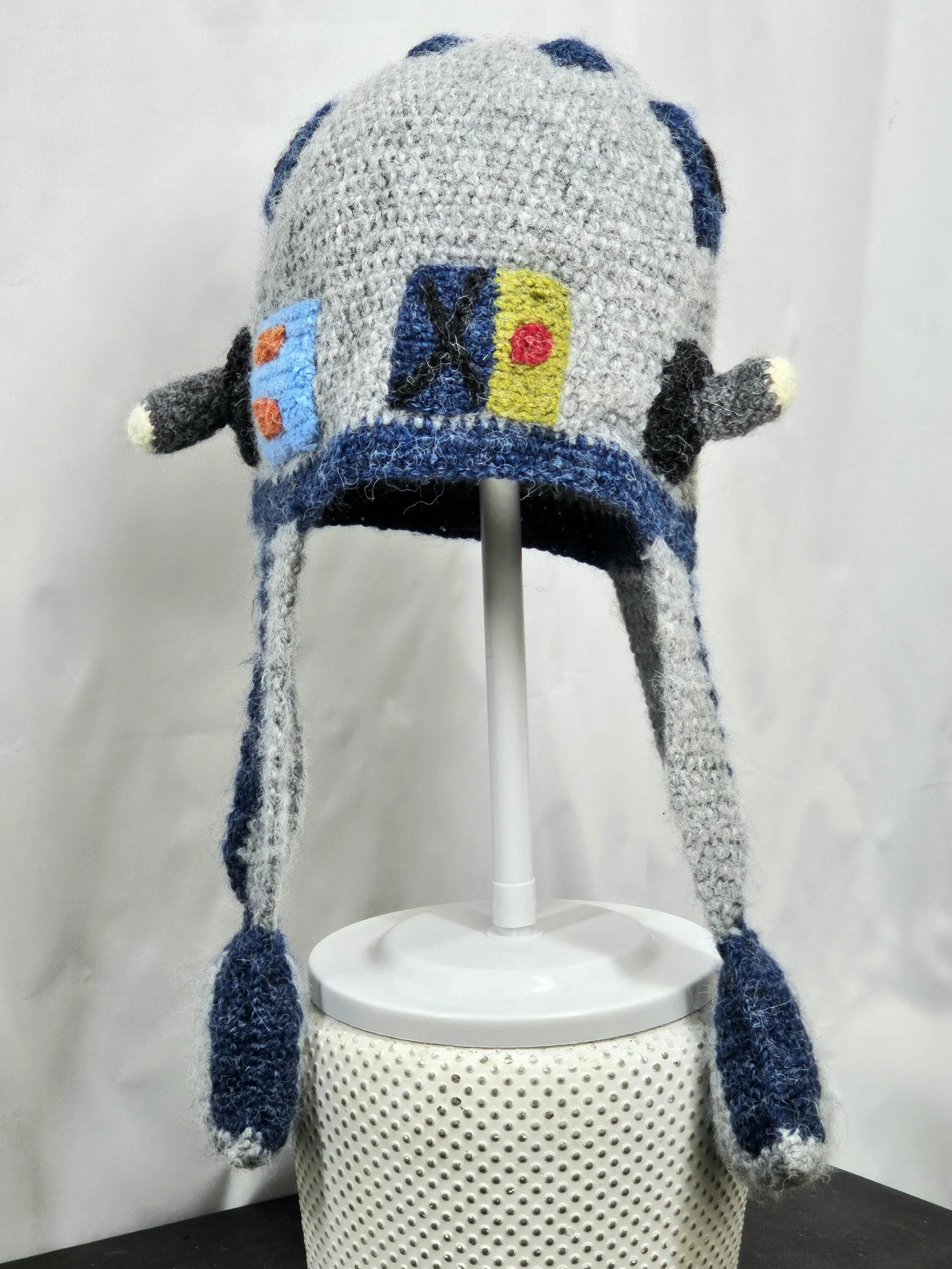 Intergalactic space knit winter ski snowboard novelty rare hat adult unisex unique gift