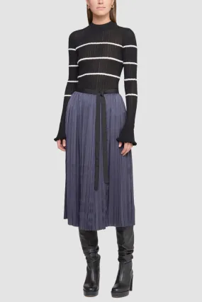 Irregular Pleated Skirt