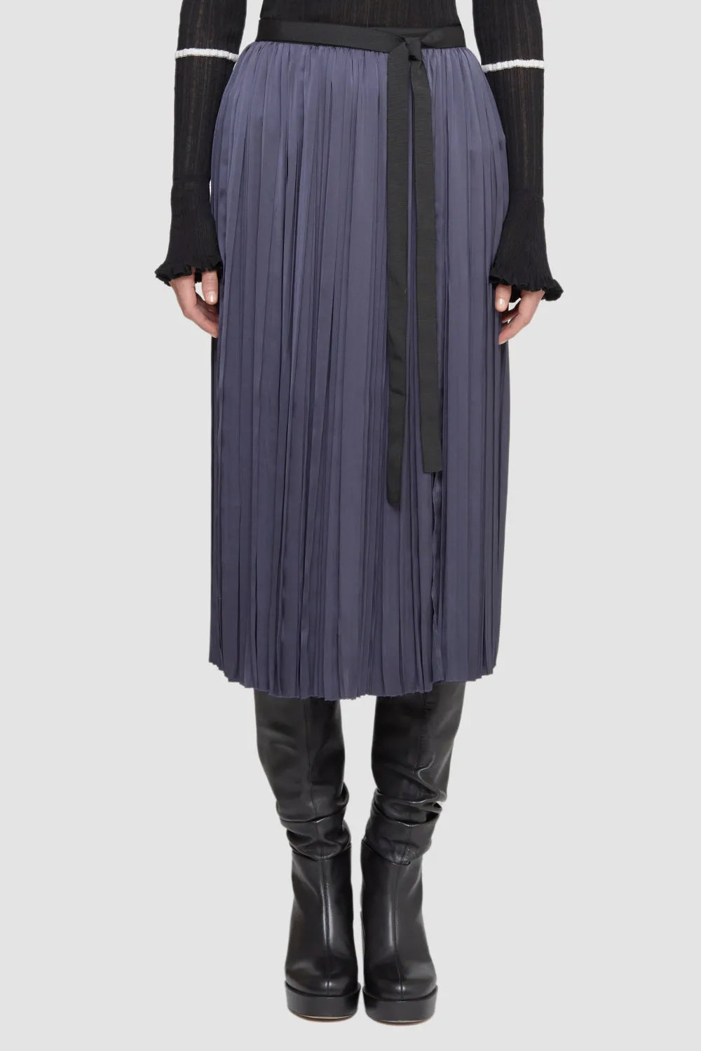 Irregular Pleated Skirt