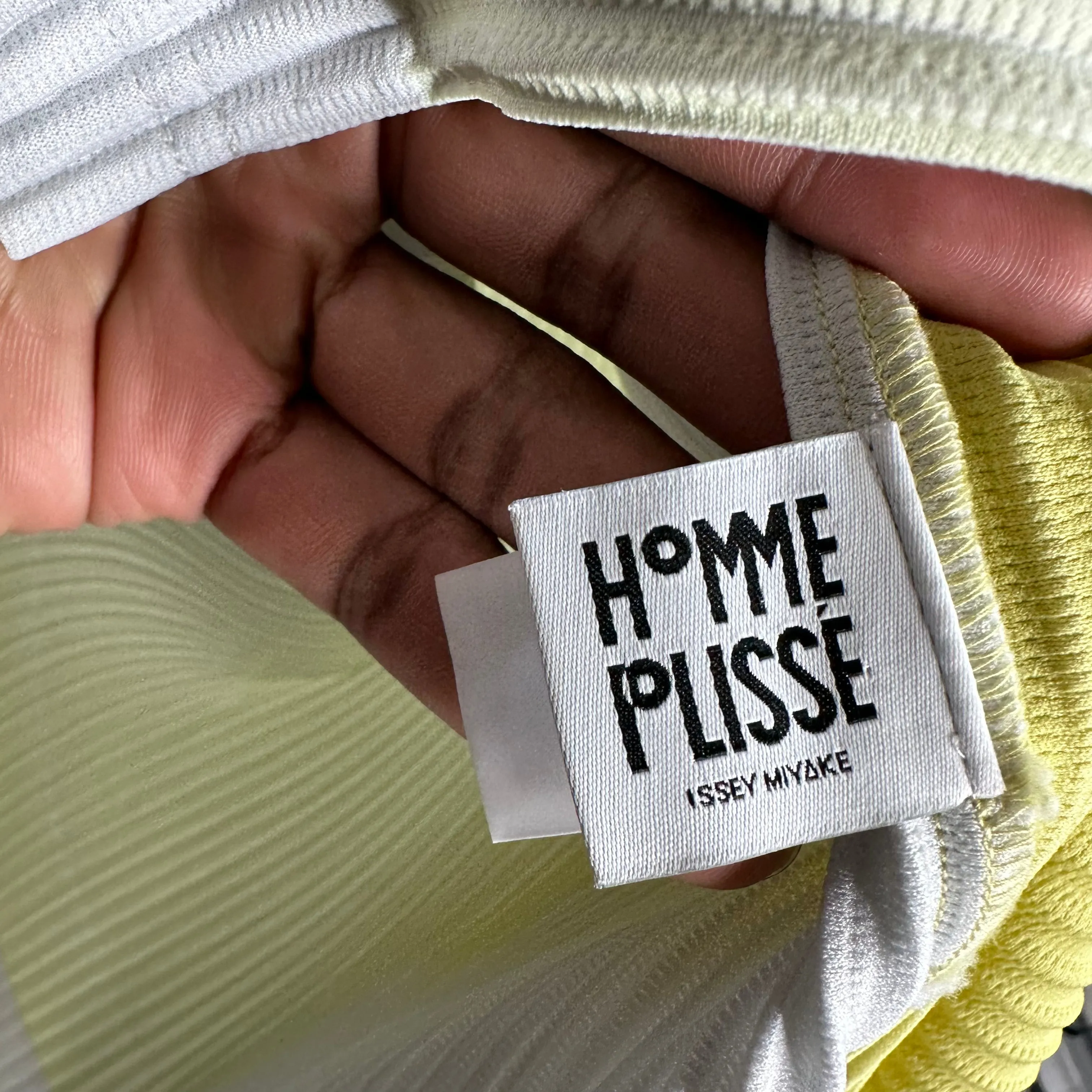 Issey Miyake Two Tone Pleated Vest