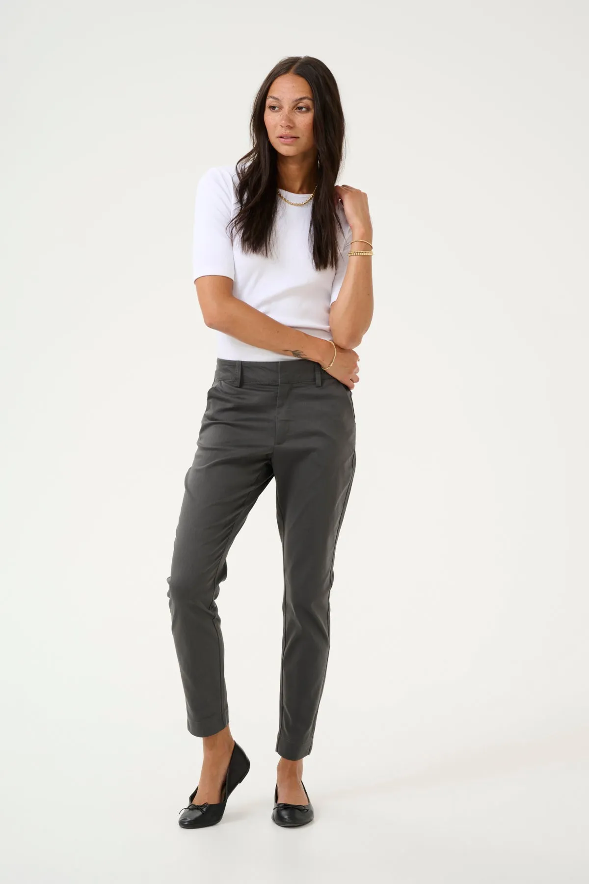 KAlea 7/8 Chino Pant - Dark Shadow