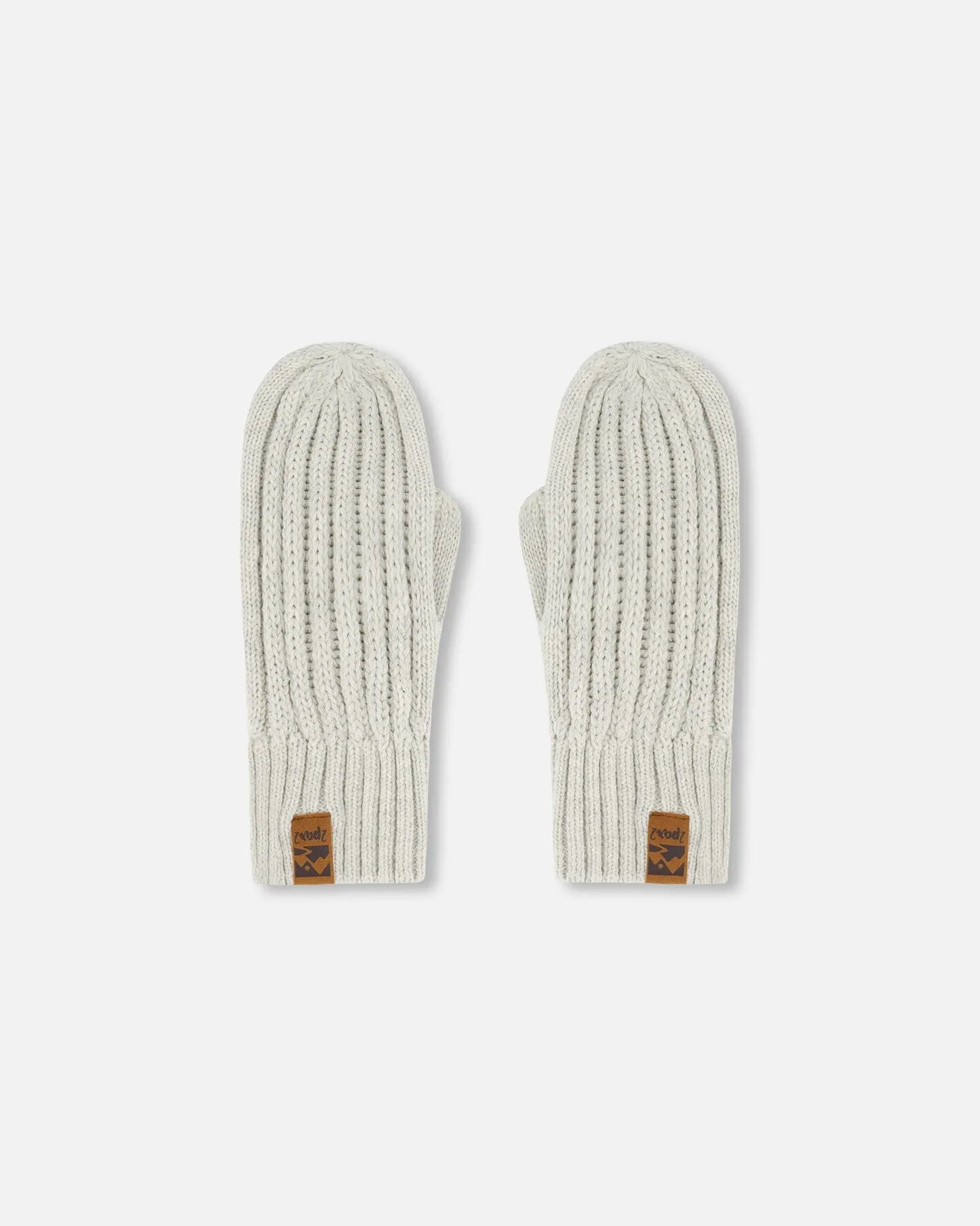 Knit Mittens Off-White