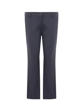 Lardini Chic Linen Blue Chino Trousers – Timeless Elegance