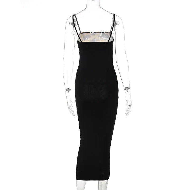 Leopard Bodycon Pencil Dress