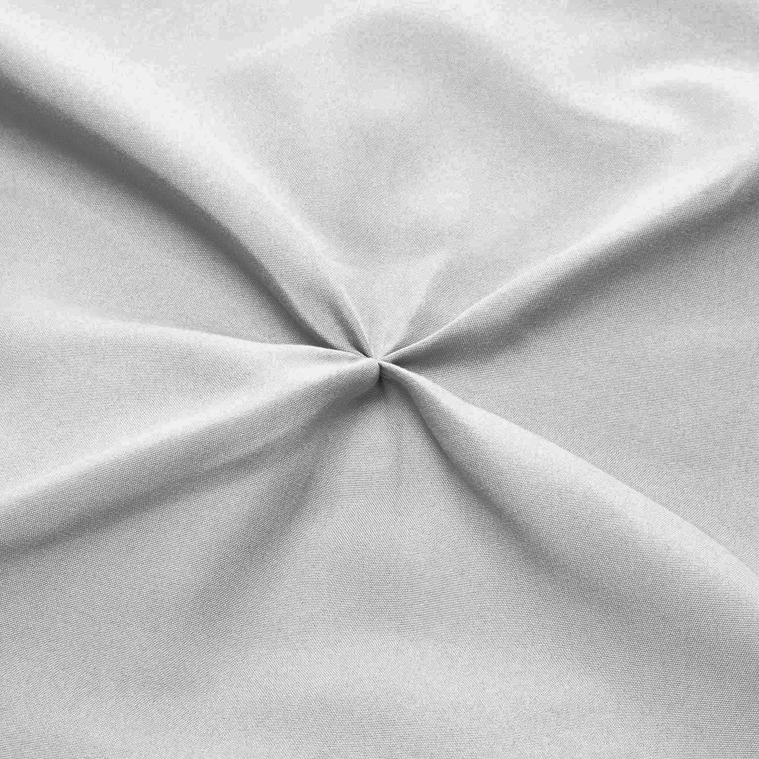 Luxury Light Grey Pinch Bed Skirt