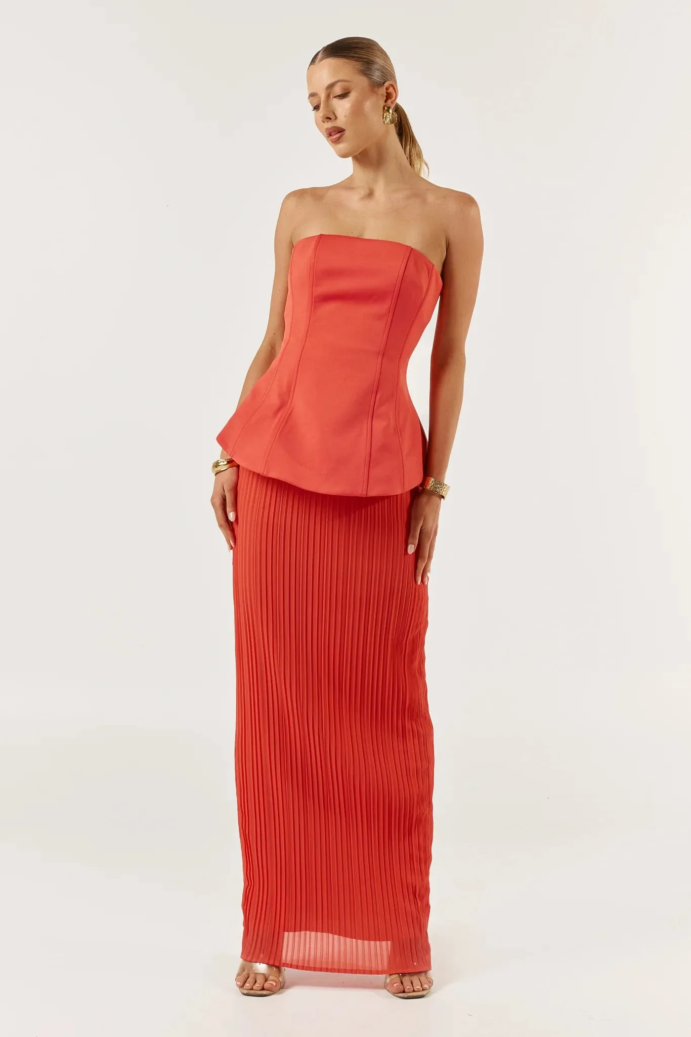 MARCELLE DRESS  MELON