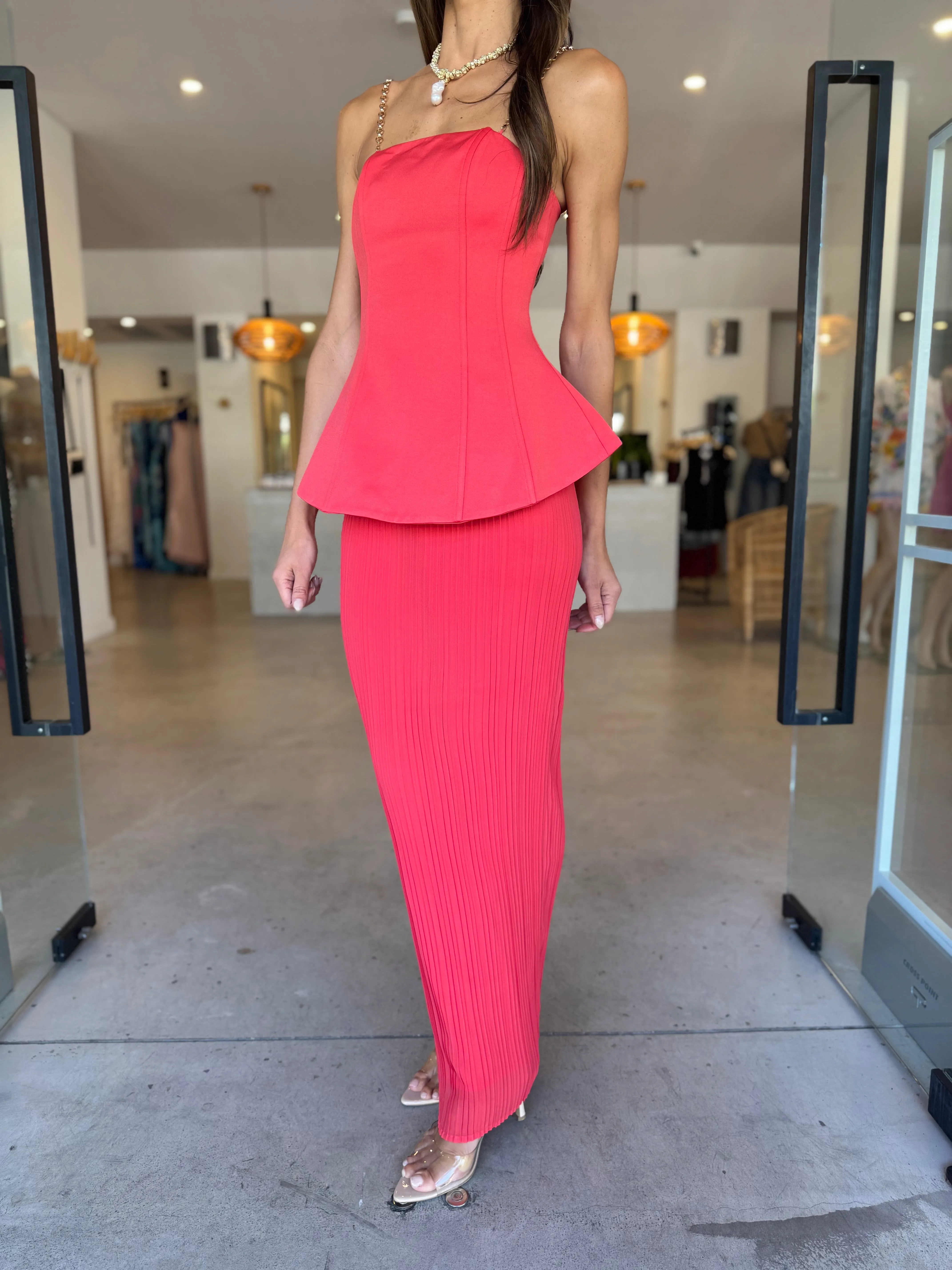 MARCELLE DRESS  MELON