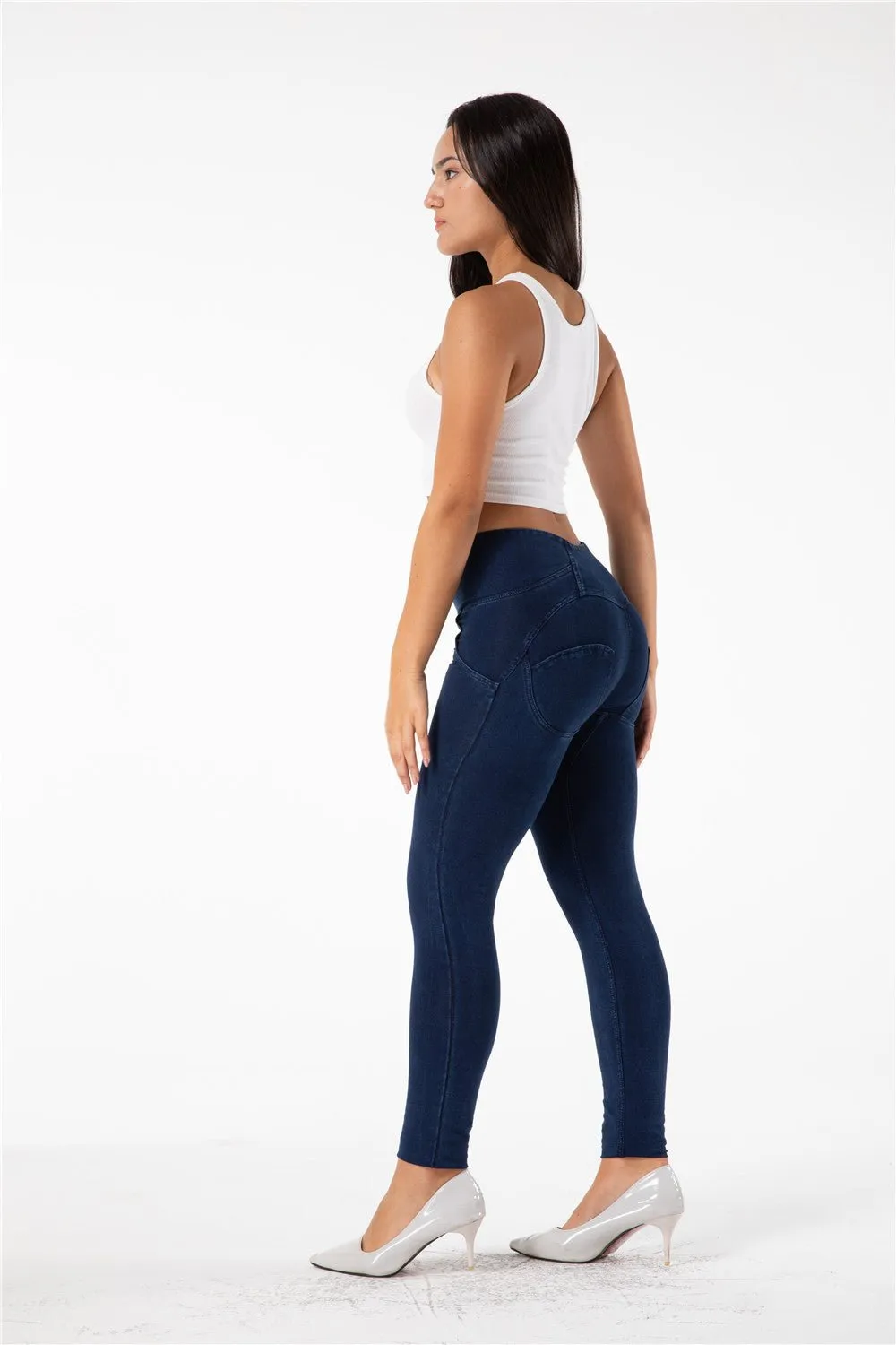 Melody Shaping Pant High Waist Dark blue denim