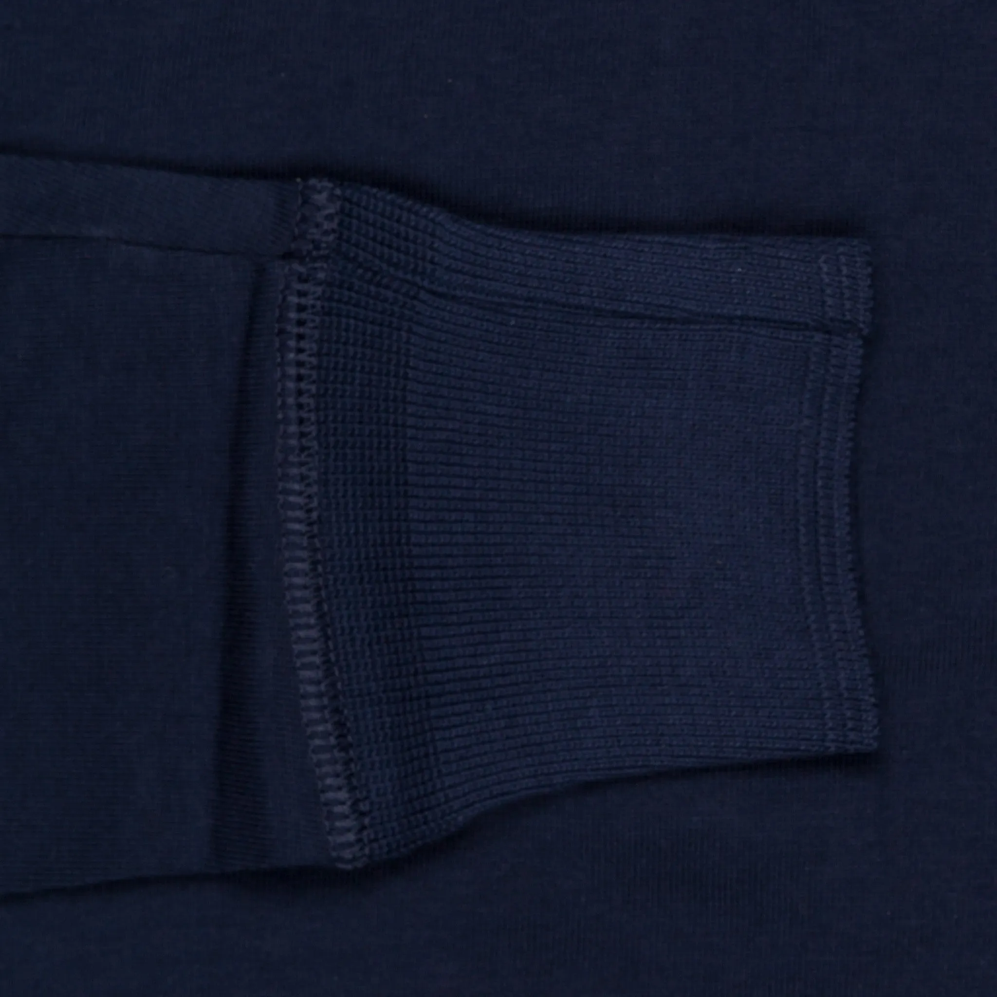 Merz B. Schwanen 206 Button Facing Shirt 1/1 Sleeve Ink Blue