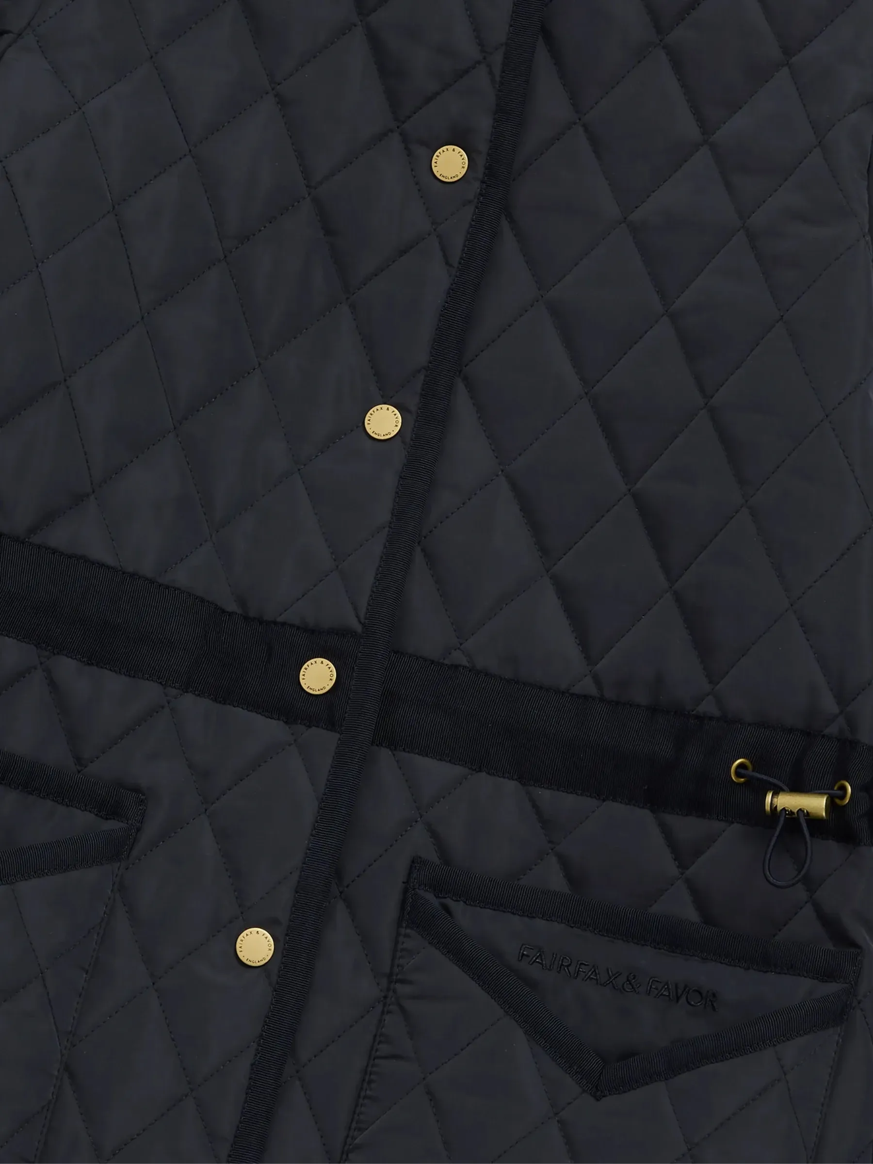Millie Quilted Jacket - Navy
