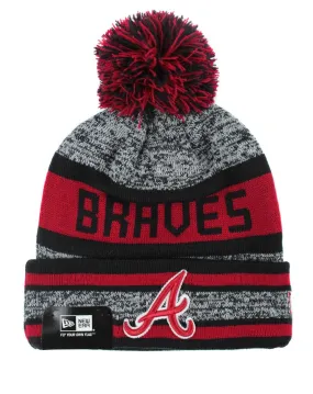 New Era MLB Atlanta Braves Block Word Knit Hat