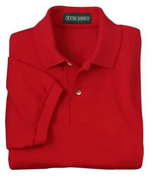 Outer Banks -  6.8-Ounce Pique Knit Sport Shirt. 5011