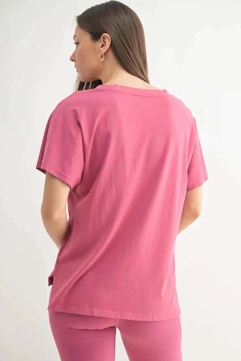 Pima Cotton Henley Tee