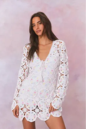 Poemes Dress in Garden Petals Multi