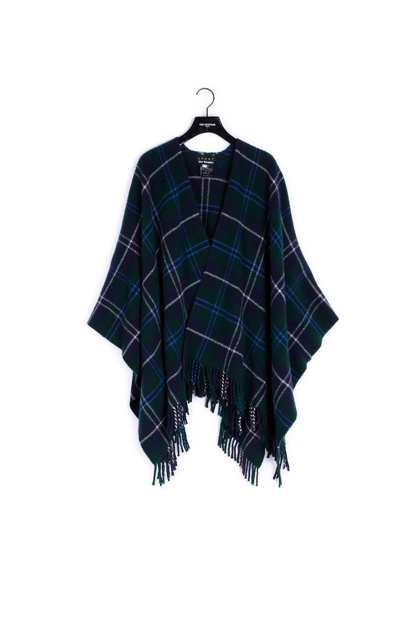Poncho bleu